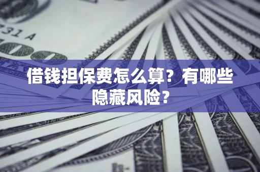 济南借钱担保费怎么算？有哪些隐藏风险？