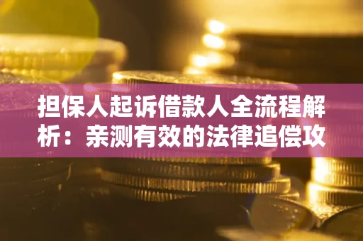 济南担保人起诉借款人全流程解析：亲测有效的法律追偿攻略