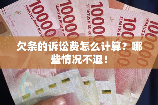 济南欠条的诉讼费怎么计算?哪些情况不退! 济南欠条的诉讼费怎么计算?哪些情况不退!