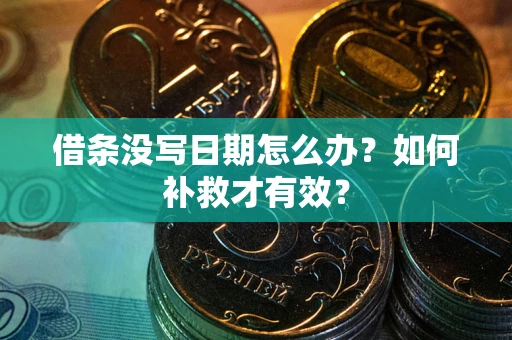 济南借条没写日期怎么办？如何补救才有效？