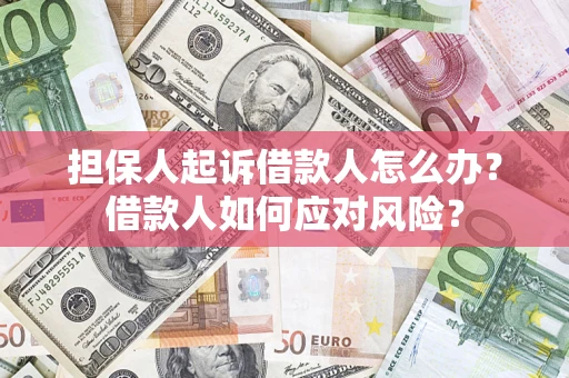 济南担保人起诉借款人怎么办？借款人如何应对风险？