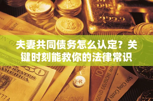 济南夫妻共同债务怎么认定？关键时刻能救你的法律常识