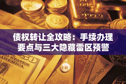 济南债权转让全攻略：手续办理要点与三大隐藏雷区预警