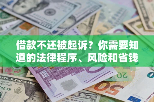 济南借款不还被起诉？你需要知道的法律程序、风险和省钱技巧