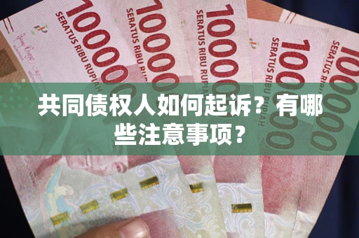 济南共同债权人如何起诉？有哪些注意事项？